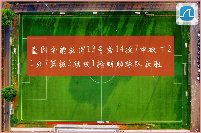 奎因全能发挥13号秀14投7中砍下21分7篮板5助攻1抢断助球队获胜